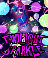 Size: 1056x1280 | Tagged: safe, artist:sb, twilight sparkle, pony, unicorn, g4, female, glowing horn, horn, mare, sitting, solo
