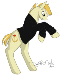 Size: 900x1122 | Tagged: safe, artist:d3571ny, bbc sherlock, john watson, male, ponified, simple background, solo, stallion, transparent background