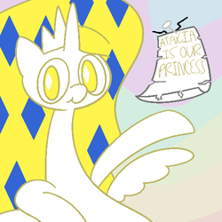 Size: 500x500 | Tagged: safe, oc, oc only, oc:princess ataxia, pony, ask princess ataxia, solo