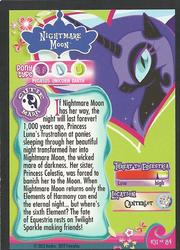 Size: 426x591 | Tagged: safe, edit, nightmare moon, g4, trading card