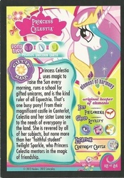 Size: 427x612 | Tagged: safe, edit, princess celestia, g4, trading card