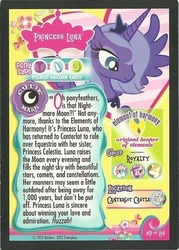 Size: 439x612 | Tagged: safe, edit, princess luna, g4, s1 luna, trading card