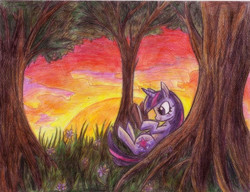 Size: 984x756 | Tagged: safe, artist:missbutlerart, twilight sparkle, g4, traditional art