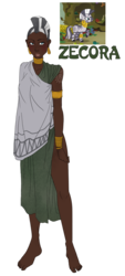 Size: 858x1900 | Tagged: dead source, safe, artist:the-orator, zecora, human, zebra, g4, african, dark skin, female, humanized, mohawk, simple background, solo, transparent background