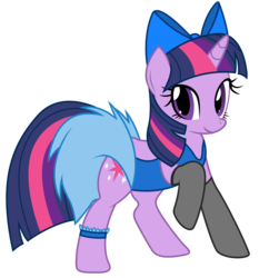 Size: 4662x5000 | Tagged: safe, artist:jessy, artist:kooner-cz, twilight sparkle, pony, unicorn, g4, absurd resolution, disney, female, mare, ms. kitty mouse, parody, the great mouse detective, unicorn twilight