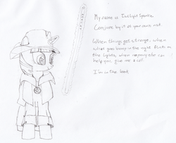 Size: 2408x1960 | Tagged: safe, artist:kittyhawk-contrail, twilight sparkle, g4, dresden files, parody