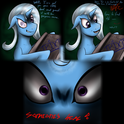 Size: 1000x1000 | Tagged: safe, trixie, g4, ask, creepy, tumblr