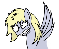 Size: 663x552 | Tagged: dead source, safe, artist:spikandfrends, derpy hooves, oc:jerky hooves, pegasus, pony, g4, duo, female, mare