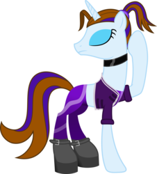 Size: 4512x5000 | Tagged: safe, artist:ambassad0r, absurd resolution, crossover, ponified, saints row, shaundi, simple background, transparent background, vector