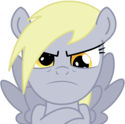 Size: 332x328 | Tagged: safe, artist:toxic-mario, derpy hooves, pegasus, pony, g4, angry, female, mare