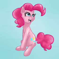 Size: 1000x1000 | Tagged: safe, artist:rottenseahorse, pinkie pie, earth pony, pony, g4, female, solo