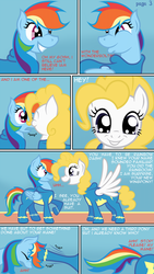 Size: 724x1280 | Tagged: safe, artist:taharon, rainbow dash, surprise, comic:the wonderbolts, g4, comic, noogie