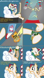 Size: 725x1280 | Tagged: safe, artist:taharon, surprise, zecora, oc, comic:the wonderbolts, fanfic:cupcakes, g4, comic