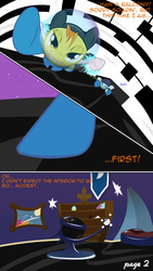 Size: 724x1280 | Tagged: safe, artist:taharon, soarin', spitfire, comic:the wonderbolts, g4, comic, jetpack, spacesuit