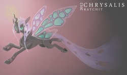 Size: 1100x650 | Tagged: source needed, safe, artist:ratchit, queen chrysalis, changeling, changeling queen, g4, female