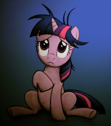 Size: 900x1021 | Tagged: safe, artist:vulpessentia, twilight sparkle, pony, g4, female, messy mane, solo, worried