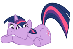 Size: 900x599 | Tagged: safe, artist:bl1ghtmare, twilight sparkle, pony, unicorn, g4, green isn't your color, derp, female, simple background, solo, transparent background, unicorn twilight, vector