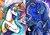 Size: 400x278 | Tagged: safe, artist:greyradian, princess celestia, princess luna, g4, traditional art