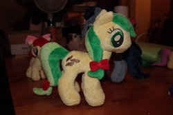 Size: 1600x1067 | Tagged: safe, artist:siora86, apple fritter, g4, apple family member, irl, photo, plushie