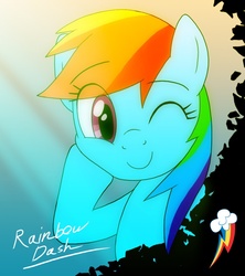 Size: 800x900 | Tagged: safe, artist:deannart, rainbow dash, pegasus, pony, g4, cute, dashabetes, female, looking at you, mare, solo