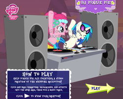 Size: 865x699 | Tagged: safe, screencap, dj pon-3, pinkie pie, vinyl scratch, g4, all star (song), smash mouth