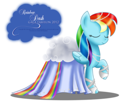 Size: 1232x1053 | Tagged: safe, artist:tiffanymarsou, rainbow dash, g4, clothes, dress