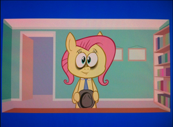 Size: 651x480 | Tagged: safe, artist:hotdiggedydemon, fluttershy, .mov, swag.mov, g4