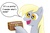 Size: 1150x750 | Tagged: safe, artist:thesneider, derpy hooves, pegasus, pony, g4, female, mare, pandora's box, this will end in tears