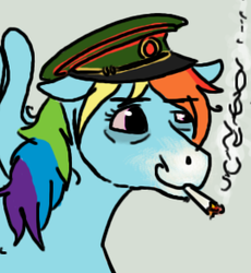 Size: 269x292 | Tagged: safe, rainbow dash, g4, drugs, duo, general polkovnik, smoking