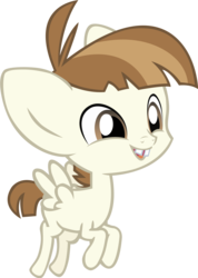 Size: 2442x3434 | Tagged: safe, artist:riokenng3, featherweight, pegasus, pony, g4, colt, foal, high res, male, simple background, solo, transparent background, vector