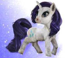 Size: 800x647 | Tagged: dead source, safe, artist:hitsuji16, rarity, pony, g4, solo, uncanny valley, untooned