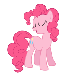 Size: 900x971 | Tagged: safe, artist:bl1ghtmare, pinkie pie, earth pony, pony, g4, female, simple background, solo, transparent background, vector