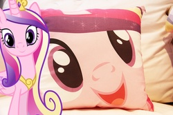 Size: 933x622 | Tagged: safe, princess cadance, g4, cute, photo, pillow