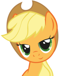 Size: 9781x12694 | Tagged: safe, artist:slyfoxcl, applejack, earth pony, pony, g4, absurd resolution, bedroom eyes, bust, female, looking at you, mare, show accurate, solo