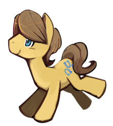 Size: 739x827 | Tagged: safe, artist:ende26, caramel, earth pony, pony, g4, cute, male, solo, stallion