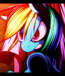 Size: 600x700 | Tagged: safe, artist:c.d.i., rainbow dash, g4, angry, crying