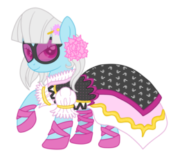 Size: 3000x2761 | Tagged: safe, artist:melodycrystel, photo finish, earth pony, pony, g4, clothes, dress, female, high res, mare, simple background, solo, transparent background