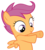 Size: 3000x3300 | Tagged: safe, artist:reginault, scootaloo, pegasus, pony, g4, ponyville confidential, season 2, bipedal, cute, cutealoo, female, high res, hooves out, looking down, simple background, solo, transparent background, vector