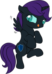 Size: 2200x3130 | Tagged: safe, artist:alexlayer, artist:bri-sta, oc, oc only, oc:nyx, alicorn, pony, fanfic:past sins, filly, high res, simple background, solo, transparent background