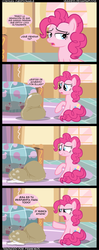 Size: 1348x3404 | Tagged: safe, artist:frank1605, artist:veggie55, madame leflour, pinkie pie, earth pony, pony, g4, comic, female, mare, spanish, translation