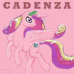 Size: 500x500 | Tagged: safe, artist:haretrinity, princess cadance, pony, g4, cadence is a foreigner, female, solo