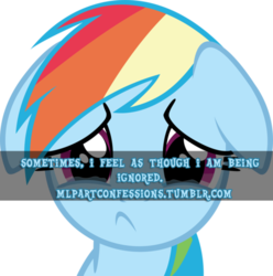 Size: 500x504 | Tagged: safe, rainbow dash, g4, image macro, meta, pony confession, text