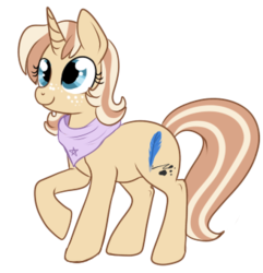 Size: 328x340 | Tagged: safe, artist:lulubell, oc, oc only, oc:lulubell, pony, simple background, solo, transparent background