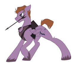 Size: 1475x1248 | Tagged: safe, artist:fluffomaru, avengers, hawkeye, ponified, simple background, transparent background