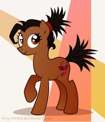 Size: 432x504 | Tagged: safe, artist:lissystrata, earth pony, pony, doctor who, freema agyeman, martha jones, ponified