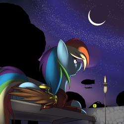 Size: 1350x1350 | Tagged: safe, artist:kloudmutt, rainbow dash, g4, harsher in hindsight, steampunk