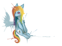 Size: 835x615 | Tagged: safe, artist:linoleumitalics, rainbow dash, pegasus, pony, g4