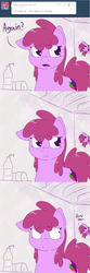 Size: 750x2250 | Tagged: safe, artist:skoon, berry punch, berryshine, earth pony, pony, ask berry punch, g4, bend over, imminent selfcest, one ear down, self paradox, self ponidox