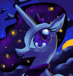 Size: 4550x4690 | Tagged: safe, artist:docwario, princess luna, pony, g4, absurd resolution, female, solo