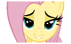Size: 2000x1250 | Tagged: dead source, safe, artist:daviez20, fluttershy, pegasus, pony, g4, animated, bedroom eyes, blinking, female, lip bite, looking at you, love face, mare, simple background, solo, transparent background, vector